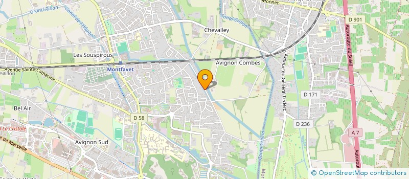 localisation de l'entreprise MONSIEUR PIERRE LAURENT PAOLI  AVIGNON