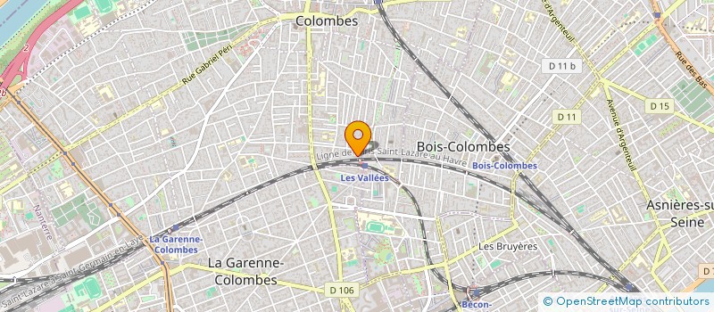 localisation de l'entreprise MONSIEUR PIERRE-LAURENT PESCHAUD à COLOMBES