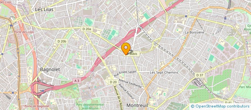 localisation de l'entreprise MONSIEUR PIERRE-LAURENT VILAIN à MONTREUIL