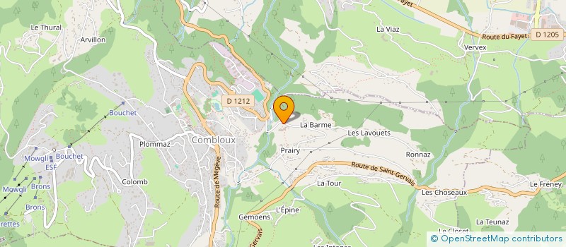 localisation de l'entreprise MONSIEUR PIERRE LAURENZIO  COMBLOUX