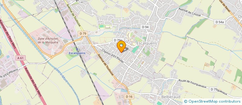 localisation de l'entreprise MONSIEUR PIERRE LAUT  ESCALQUENS