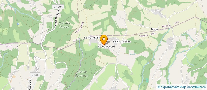 localisation de l'entreprise MONSIEUR PIERRE LAVAL  LUZINAY