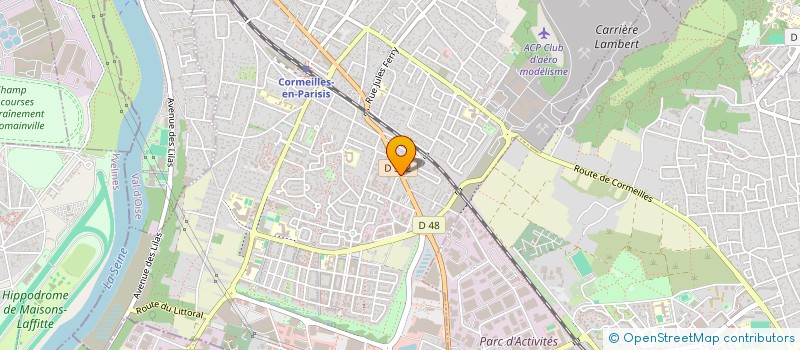 localisation de l'entreprise MONSIEUR PIERRE LAVERGNE  CORMEILLES-EN-PARISIS