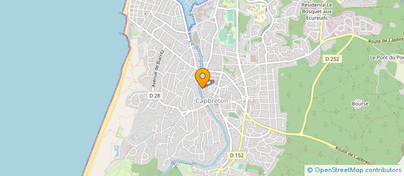 localisation de l'entreprise MONSIEUR PIERRE LAVIGNASSE  CAPBRETON