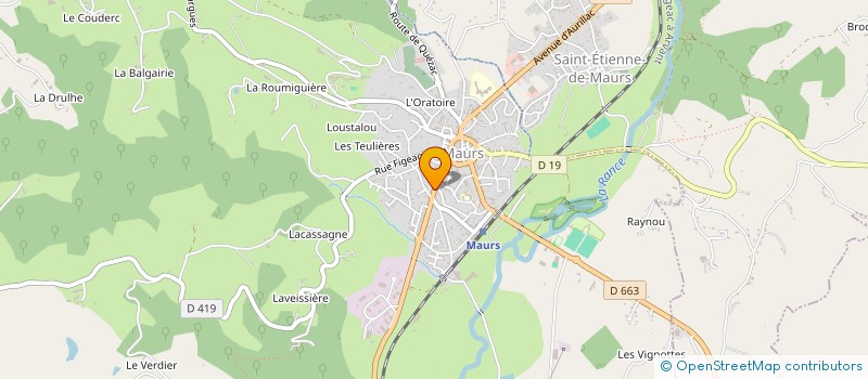 localisation de l'entreprise MONSIEUR PIERRE LAVIGNE à MAURS