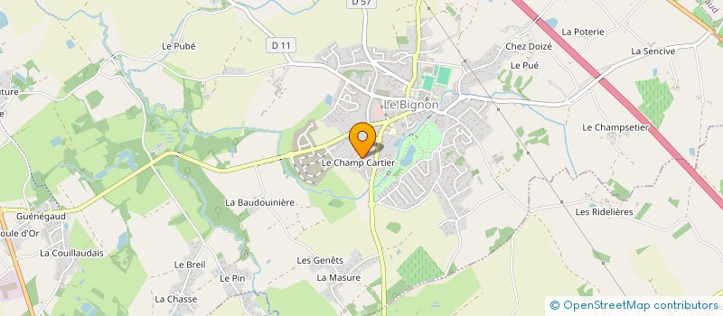 localisation de l'entreprise MONSIEUR PIERRE LAVOIX à LE BIGNON
