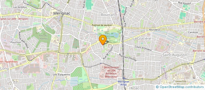 localisation de l'entreprise MONSIEUR PIERRE LAYEC  MERIGNAC