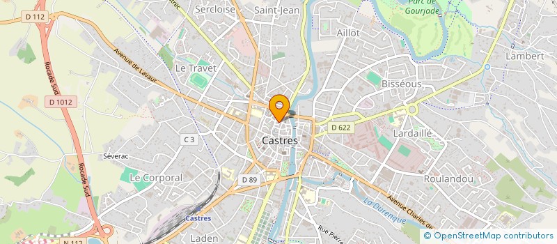 localisation de l'entreprise MONSIEUR PIERRE LAZARO  CASTRES