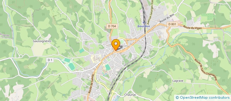 localisation de l'entreprise MONSIEUR PIERRE LAZUECH  GOURDON