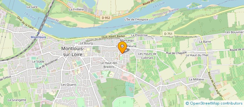 localisation de l'entreprise MONSIEUR PIERRE LE BELLEC  MONTLOUIS-SUR-LOIRE