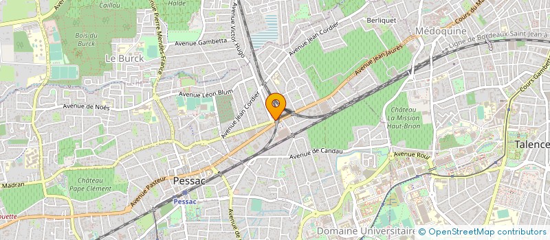 localisation de l'entreprise MONSIEUR PIERRE LE BELLEGUY  TALENCE