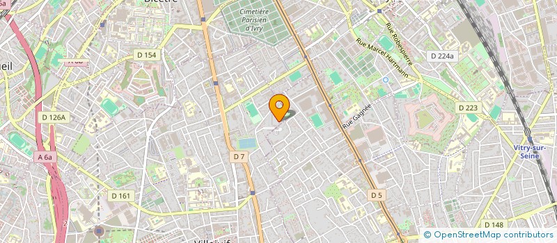 localisation de l'entreprise MONSIEUR PIERRE LE BER  VILLEJUIF