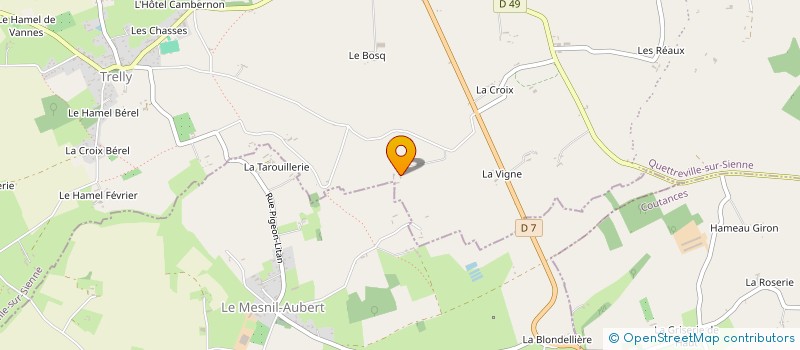 localisation de l'entreprise MONSIEUR PIERRE LE BLANC  TOURNEVILLE-SUR-MER