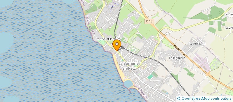 localisation de l'entreprise MONSIEUR PIERRE LE BODO  LA BERNERIE-EN-RETZ