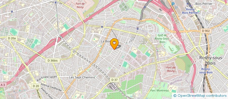 localisation de l'entreprise MONSIEUR PIERRE LE BORGNE à MONTREUIL