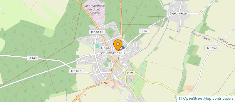 localisation de l'entreprise MONSIEUR PIERRE LE BRAS à CHATEAUNEUF-EN-THYMERAIS