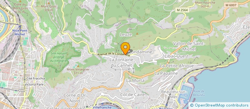 localisation de l'entreprise MONSIEUR PIERRE LE BRETON DE LA PERRIERE à VILLEFRANCHE-SUR-MER