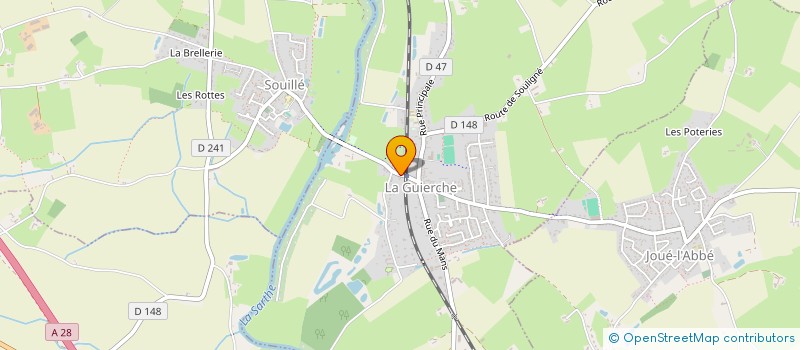 localisation de l'entreprise MONSIEUR PIERRE LE BRIS  MONTBIZOT