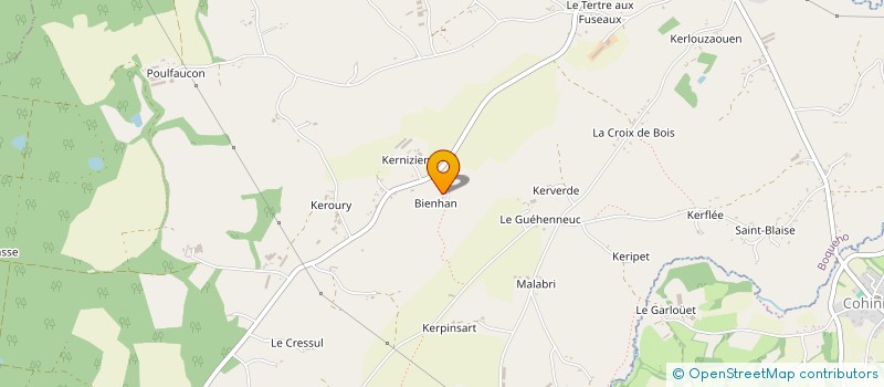 localisation de l'entreprise MONSIEUR PIERRE LE COQ à BOQUEHO