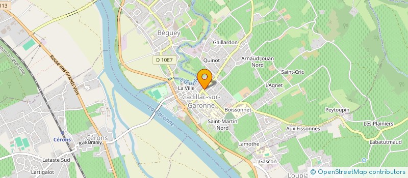 localisation de l'entreprise MONSIEUR PIERRE LE CORRE  CADILLAC-SUR-GARONNE