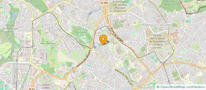 localisation de l'entreprise MONSIEUR PIERRE LE CORRE  MONTPELLIER