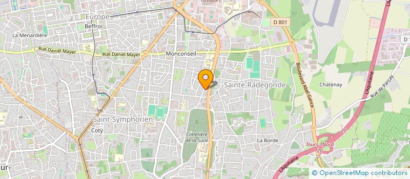 localisation de l'entreprise MONSIEUR PIERRE LE DEVIN à TOURS