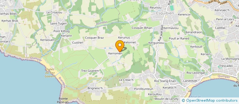 localisation de l'entreprise MONSIEUR PIERRE LE DUC  AUDIERNE