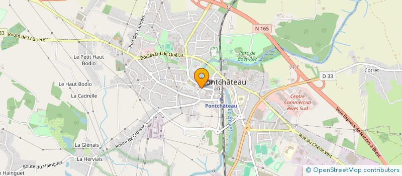 localisation de l'entreprise MONSIEUR PIERRE LE DUC  CARQUEFOU