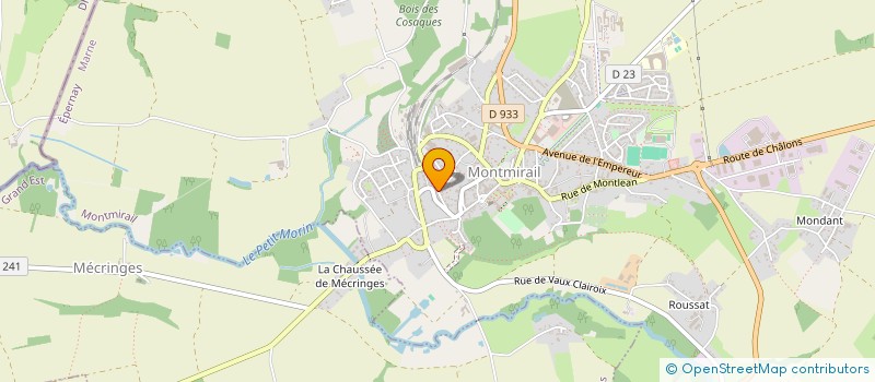 localisation de l'entreprise MONSIEUR PIERRE LE FRIANT à MONTMIRAIL