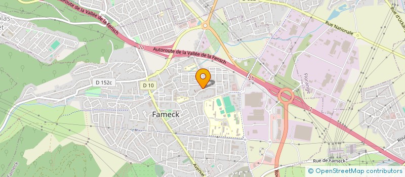 localisation de l'entreprise MONSIEUR PIERRE LE GALL  FAMECK