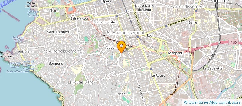 localisation de l'entreprise MONSIEUR PIERRE LE GALL à MARSEILLE
