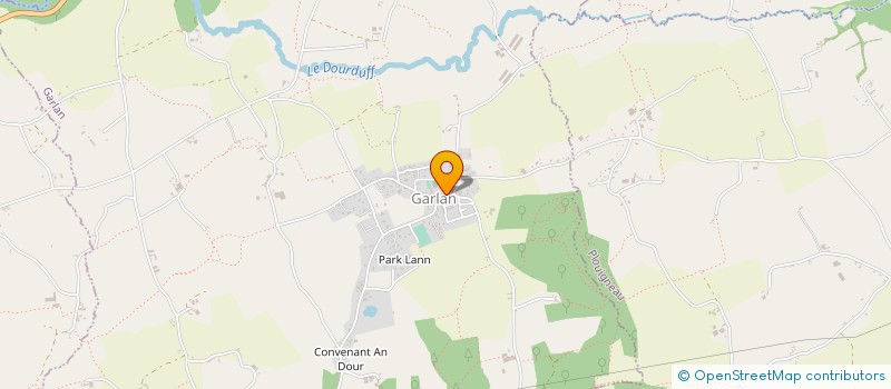 localisation de l'entreprise MONSIEUR PIERRE LE GALL  GARLAN