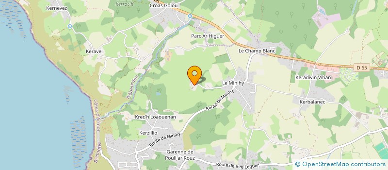 localisation de l'entreprise MONSIEUR PIERRE LE GRAND  LANNION