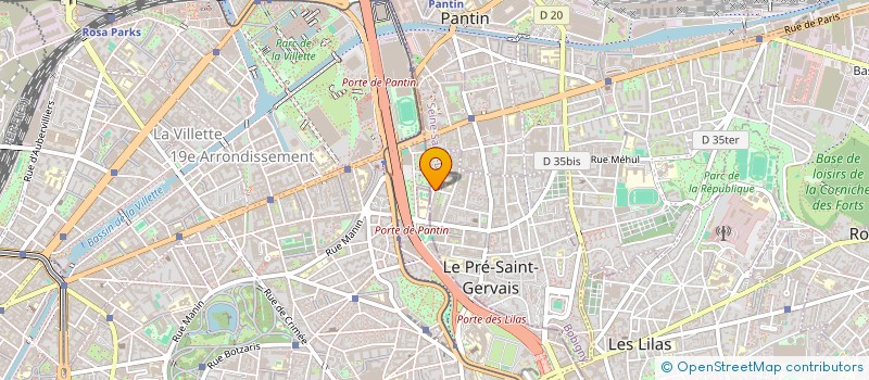 localisation de l'entreprise MONSIEUR PIERRE LE GREGAM à LE PRE-SAINT-GERVAIS