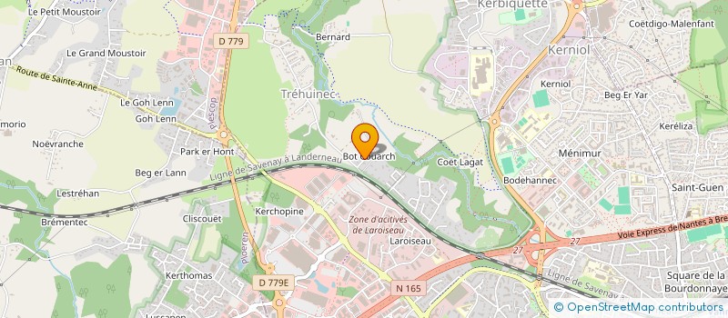 localisation de l'entreprise MONSIEUR PIERRE LE GUEN à VANNES