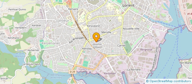 localisation de l'entreprise MONSIEUR PIERRE LE GUENNEC à LORIENT