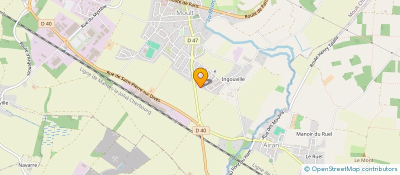 localisation de l'entreprise MONSIEUR PIERRE LE MECHEC  MOULT-CHICHEBOVILLE