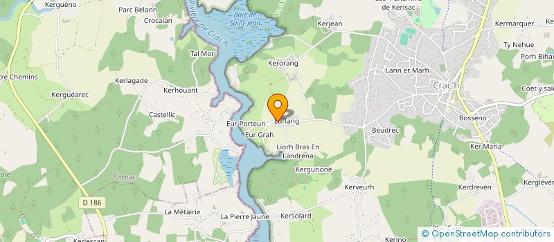 localisation de l'entreprise MONSIEUR PIERRE LE METOUR  CRACH