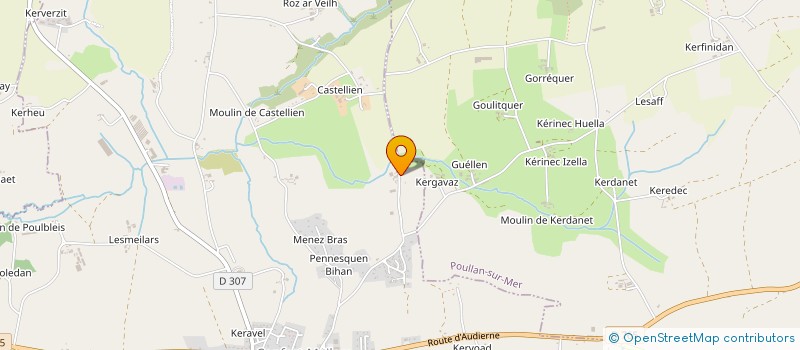 localisation de l'entreprise MONSIEUR PIERRE LE MOAN à CONFORT-MEILARS