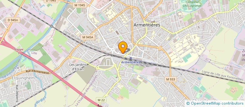 localisation de l'entreprise MONSIEUR PIERRE LE MOING  ARMENTIERES