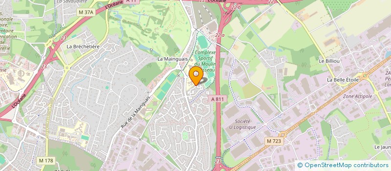 localisation de l'entreprise MONSIEUR PIERRE LE MOUELLIC  CARQUEFOU