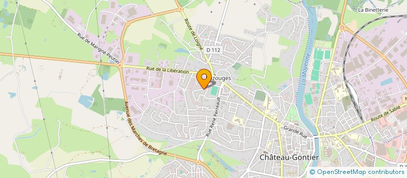 localisation de l'entreprise MONSIEUR PIERRE LE MOULLEC  LA ROCHE-NEUVILLE