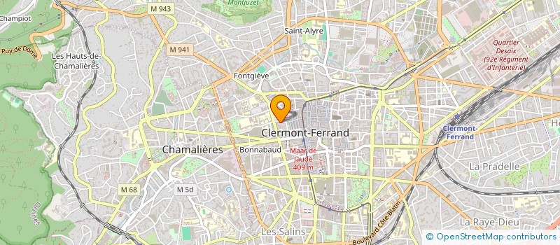 localisation de l'entreprise MONSIEUR PIERRE LE NESTOUR  CLERMONT-FERRAND