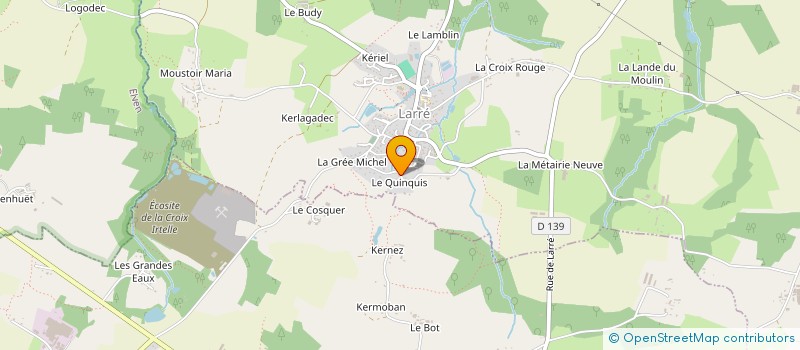 localisation de l'entreprise MONSIEUR PIERRE LE NEVE à LARRE