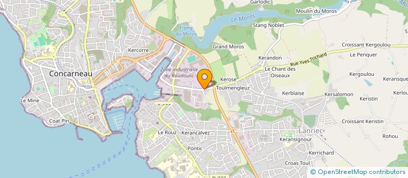 localisation de l'entreprise MONSIEUR PIERRE LE QUEAU  NEVEZ