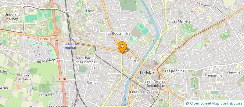 localisation de l'entreprise MONSIEUR PIERRE LE ROY à LE MANS