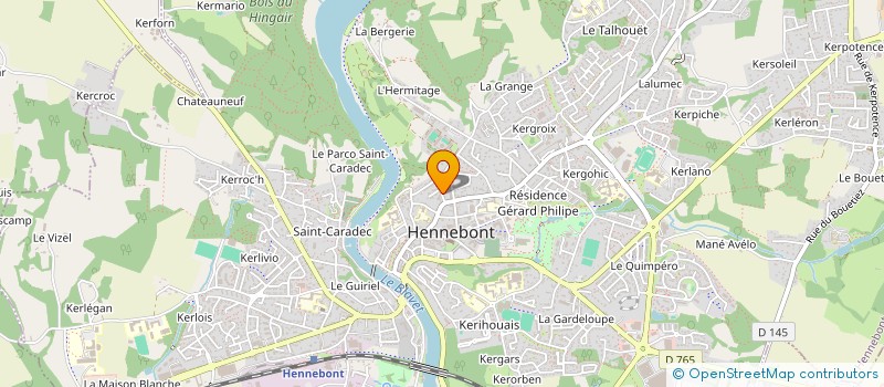 localisation de l'entreprise MONSIEUR PIERRE LE RUYET à HENNEBONT