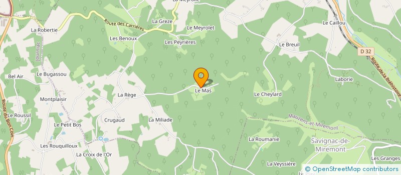 localisation de l'entreprise MONSIEUR PIERRE LE SAUX à MAUZENS-ET-MIREMONT