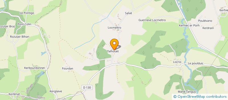 localisation de l'entreprise MONSIEUR PIERRE LE SAUX  PLUMELIAU-BIEUZY