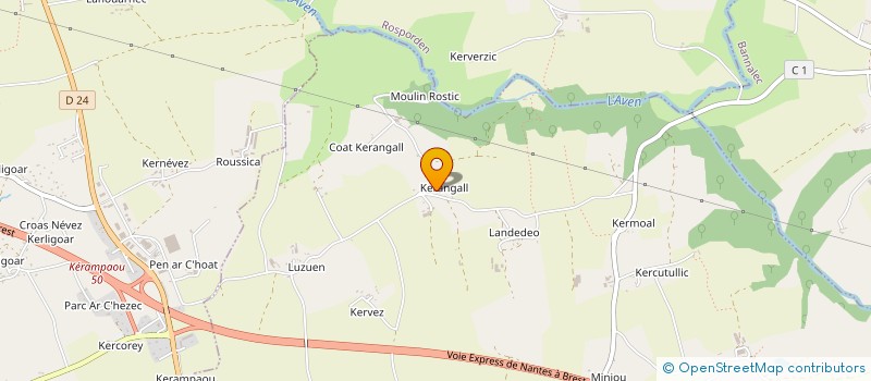 localisation de l'entreprise MONSIEUR PIERRE LE STIR à PONT AVEN